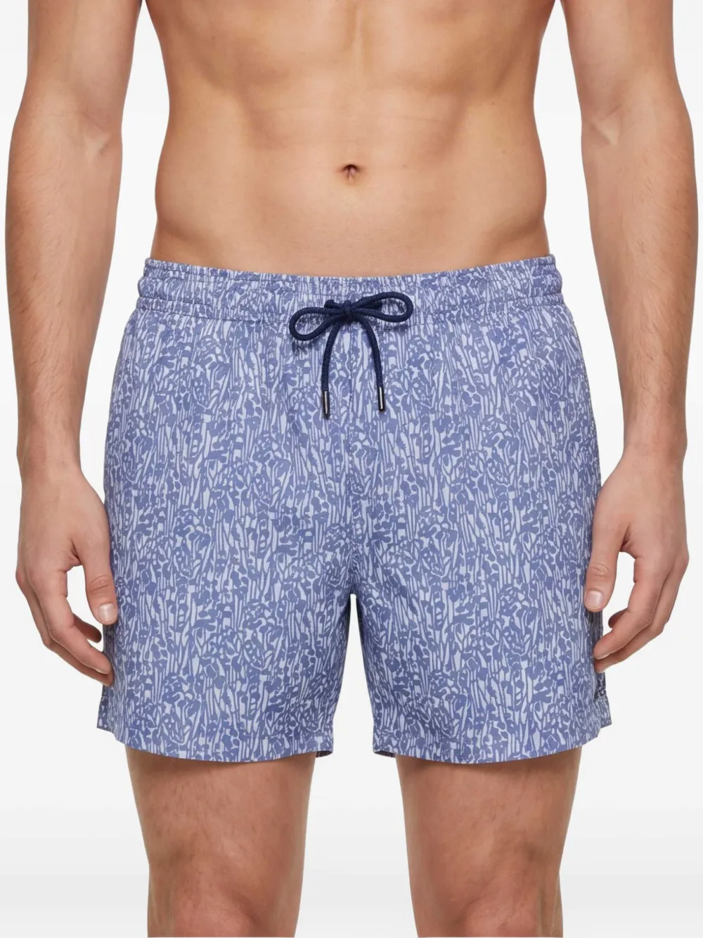 Canali Zwembroek met print Blauw
