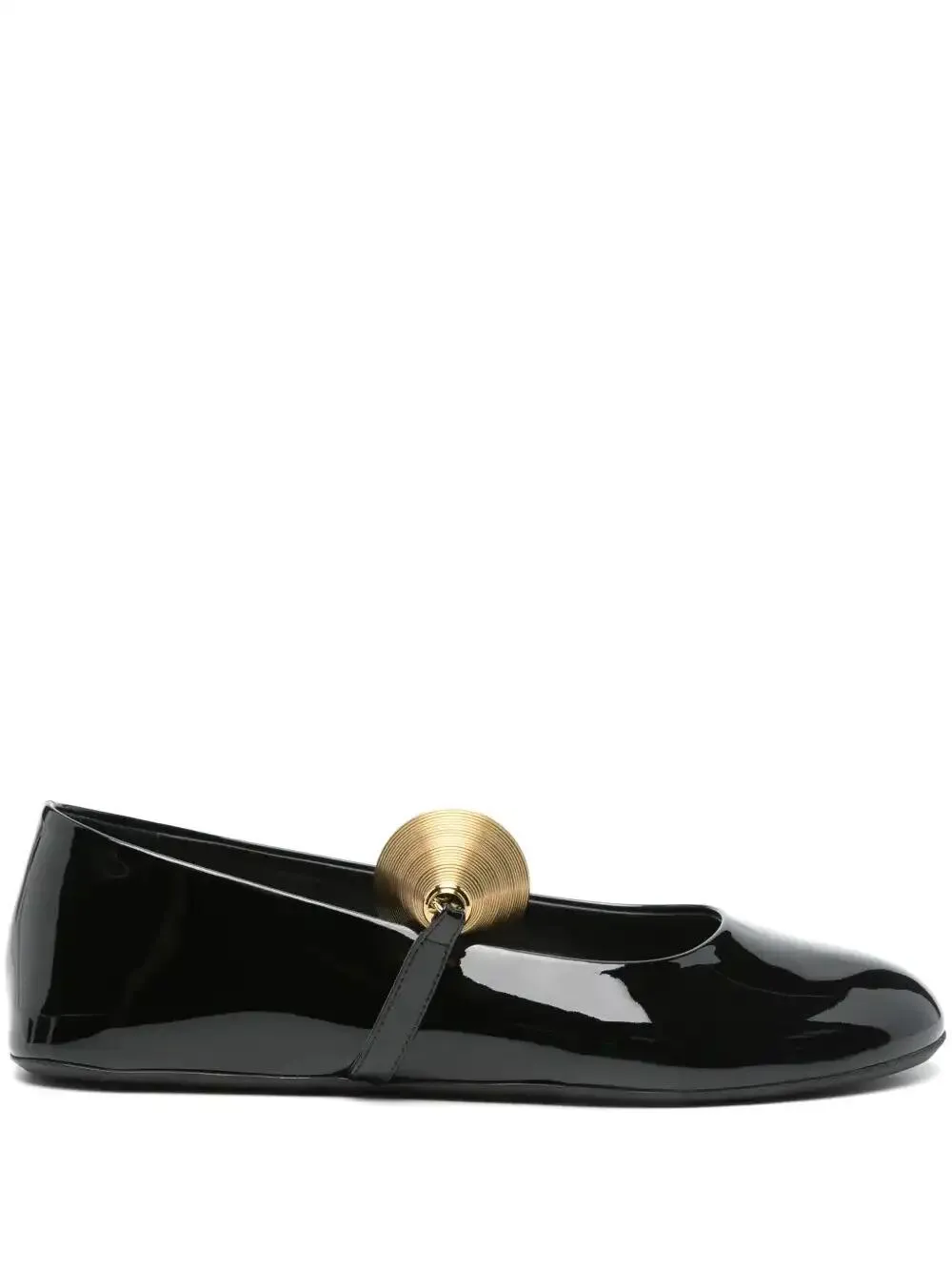 jewel-detail ballet flats