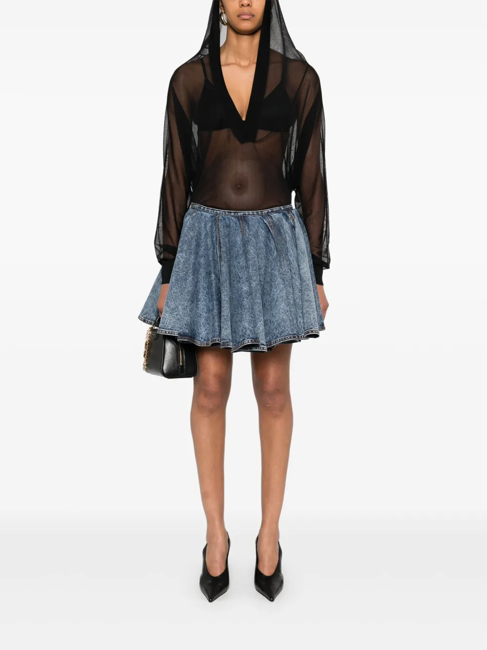 Alaïa hooded bodysuit | Hoodies | Image 2