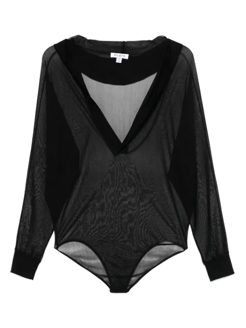 Alaïa hooded bodysuit