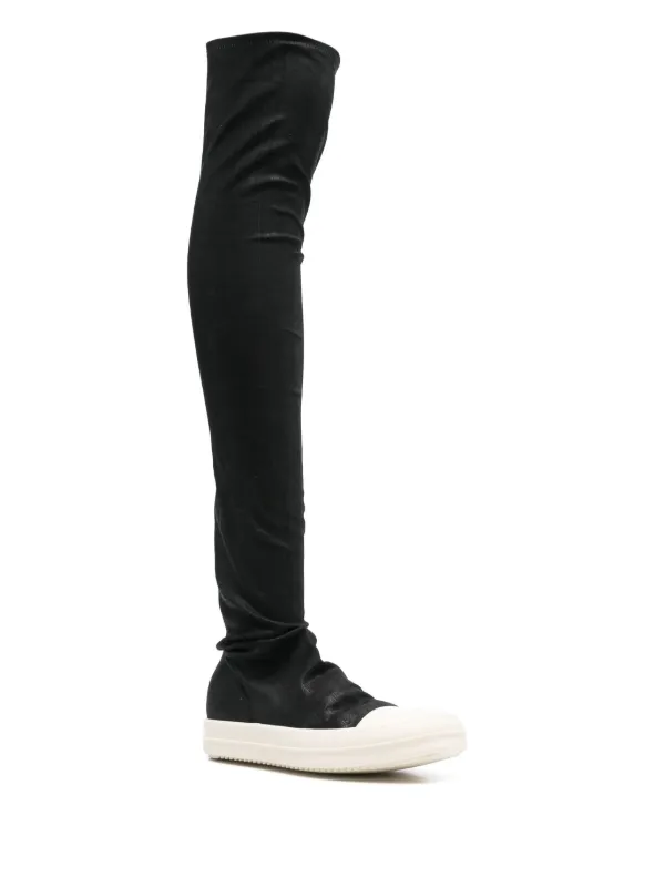 gradient-effect denim sneakers