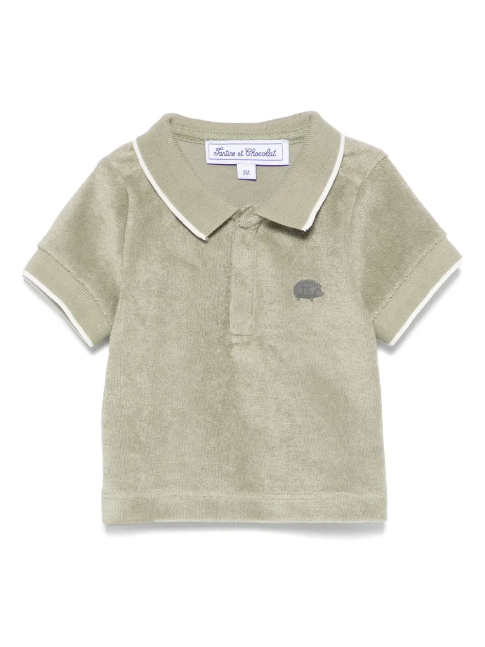 Tartine Et Chocolat Poloshirt met badstof afwerking Groen