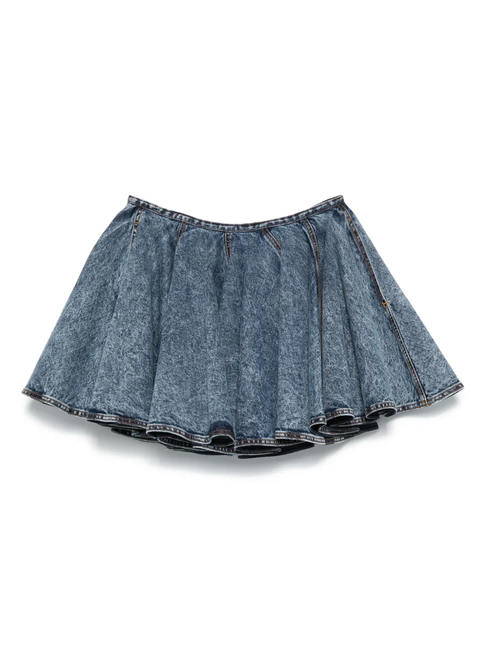 Alaïa flared mini skirt | Blue | Image 1