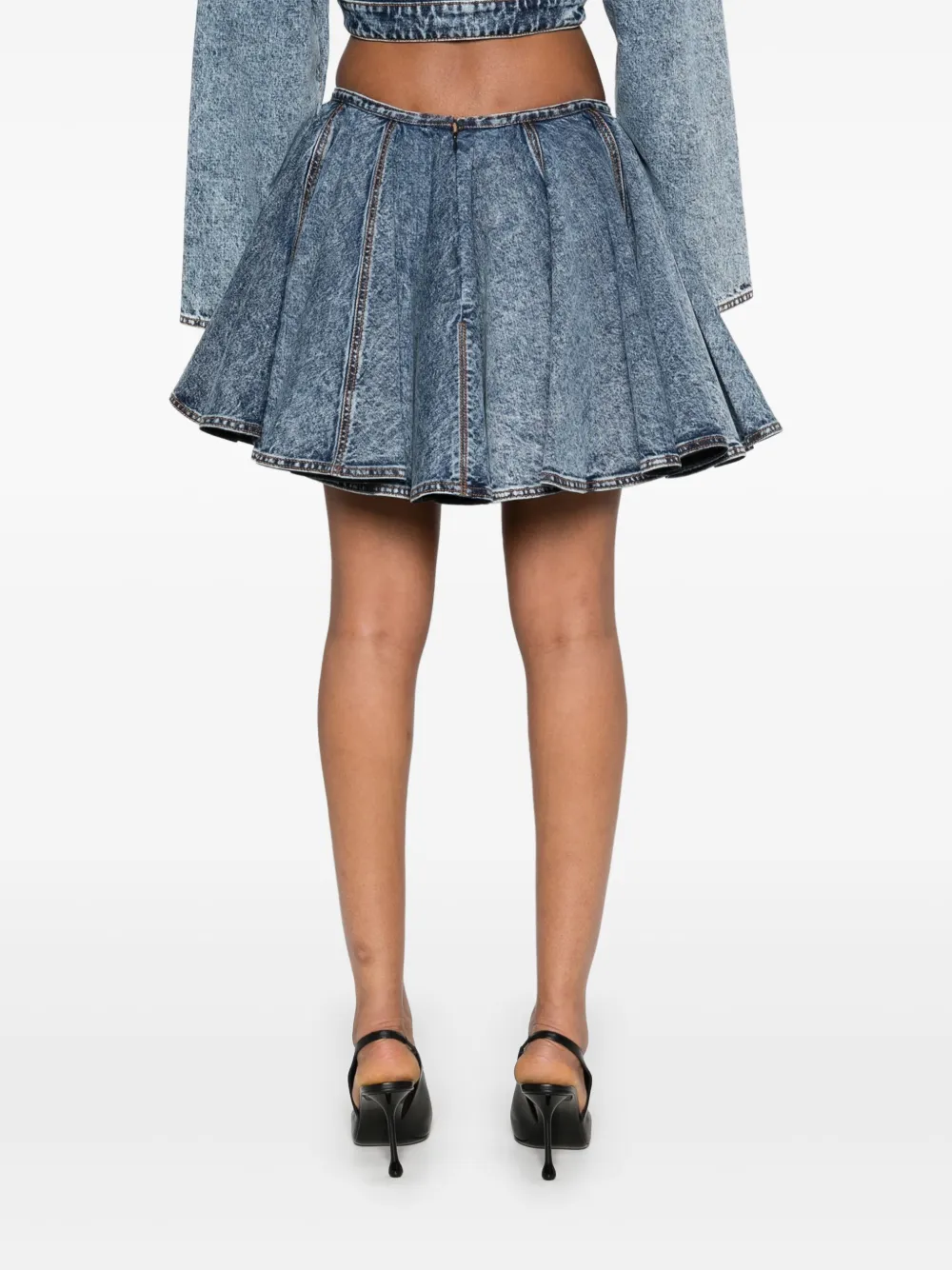Flared Mini Skirt