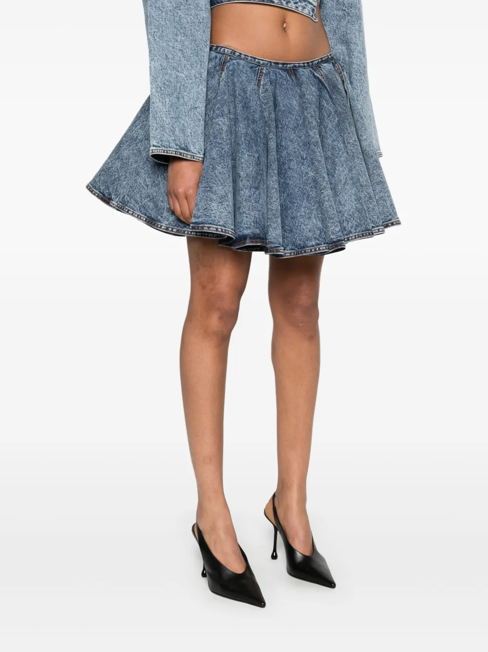 Flared Mini Skirt