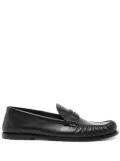 Saint Laurent leather loafers - Black