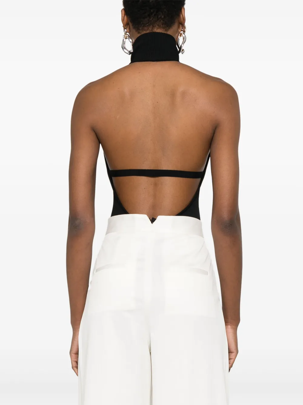 Shop Max Mara Apogeo Bodysuit In Schwarz