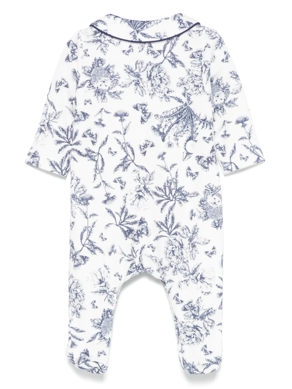 Tartine Et Chocolat Pyjama met botanische print - Wit