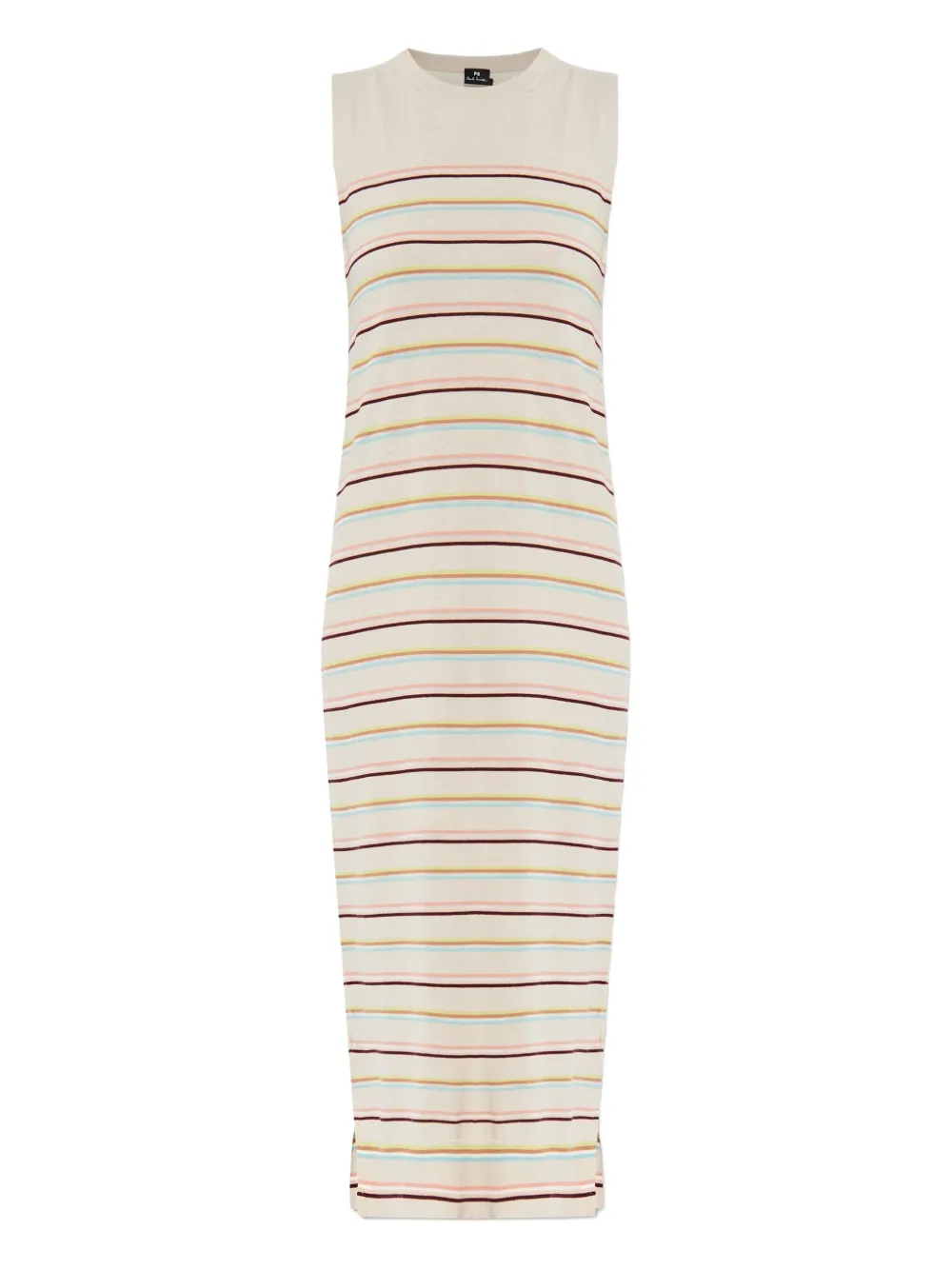 PS Paul Smith vestido midi con rayas estampadas | neutro | Image 1
