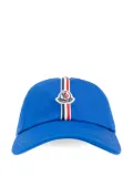 Moncler Enfant logo-patch cap - Blue