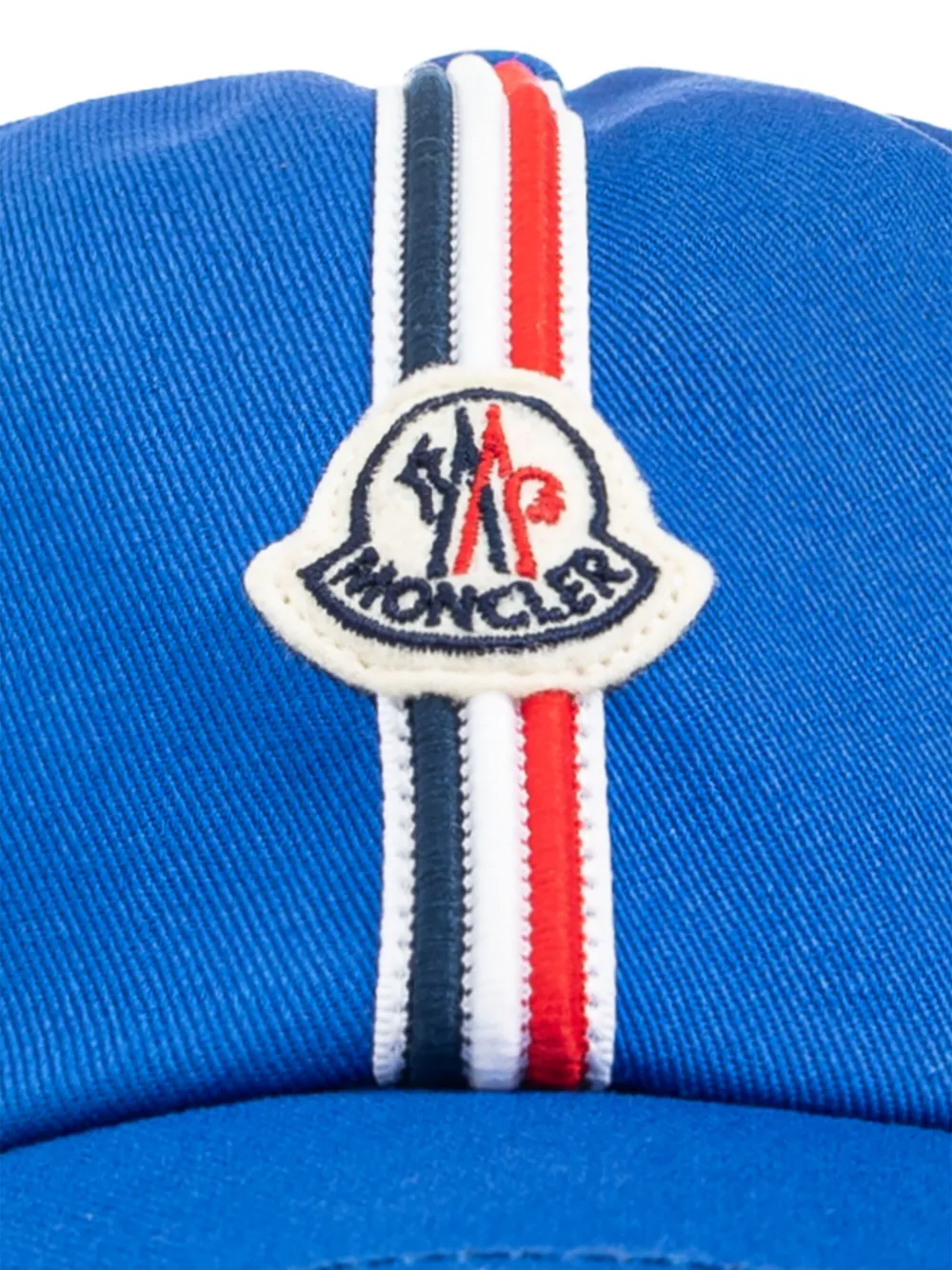 Moncler Enfant Pet met logopatch Blauw