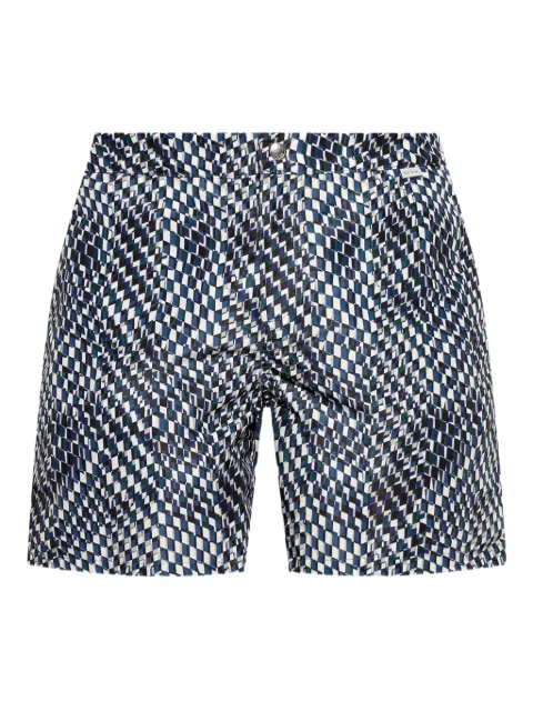 Paul Smith shorts de playa con estampado Optic Geometric