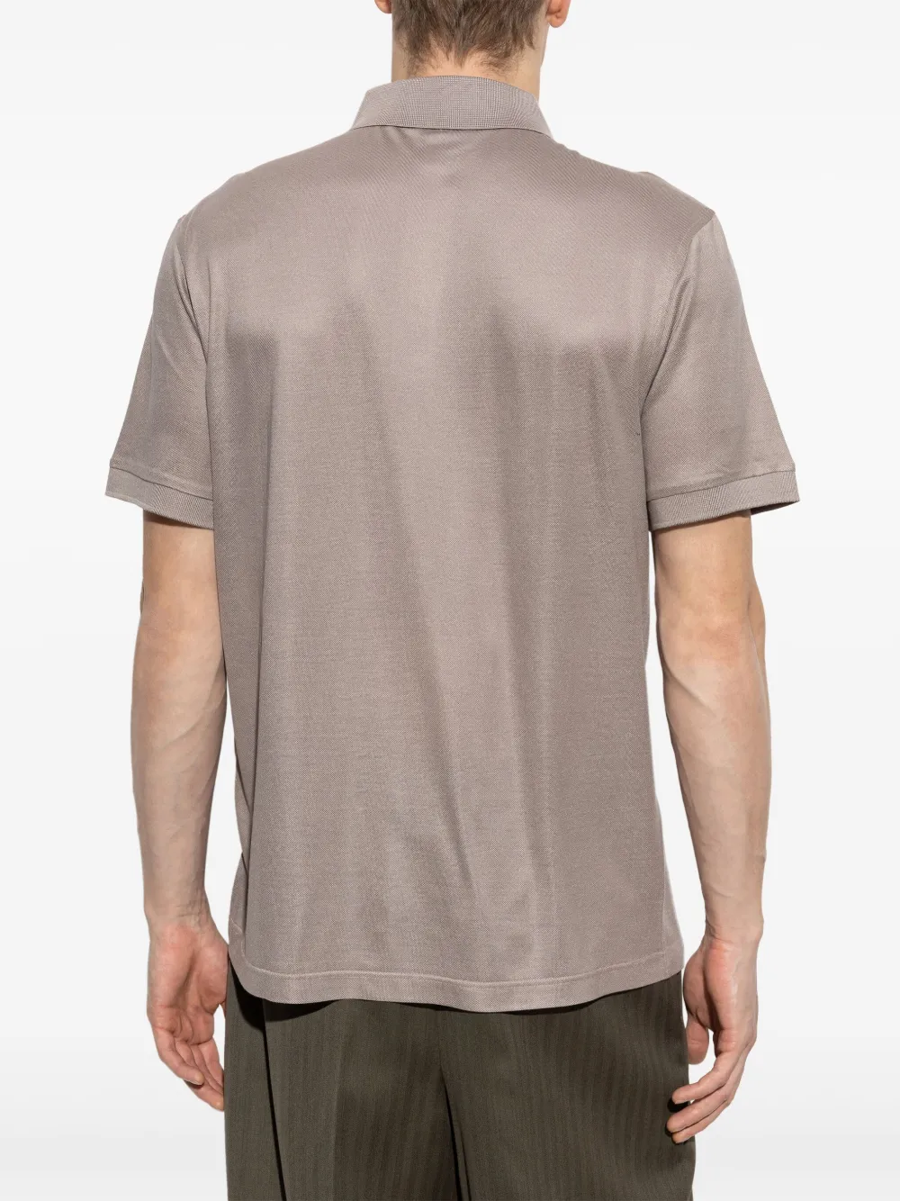 Brioni Zijden poloshirt Beige