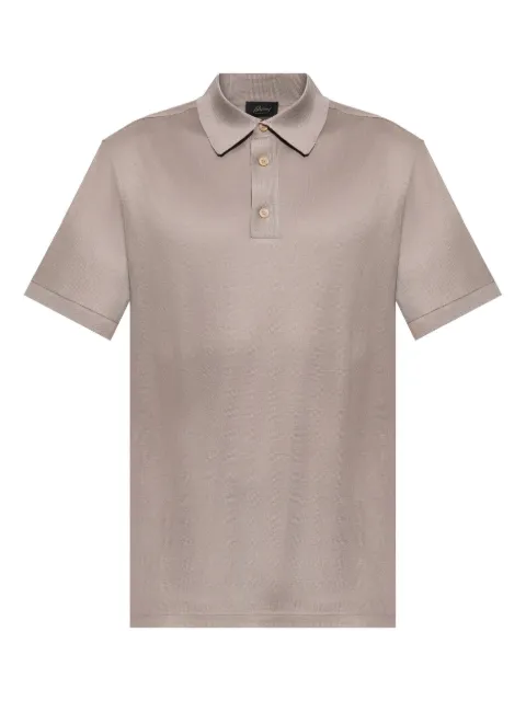 Brioni silk polo shirt
