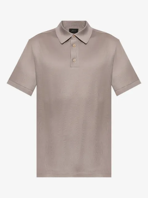 Brioni polo en soie