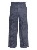 Paul Smith floral-print trousers - Blue