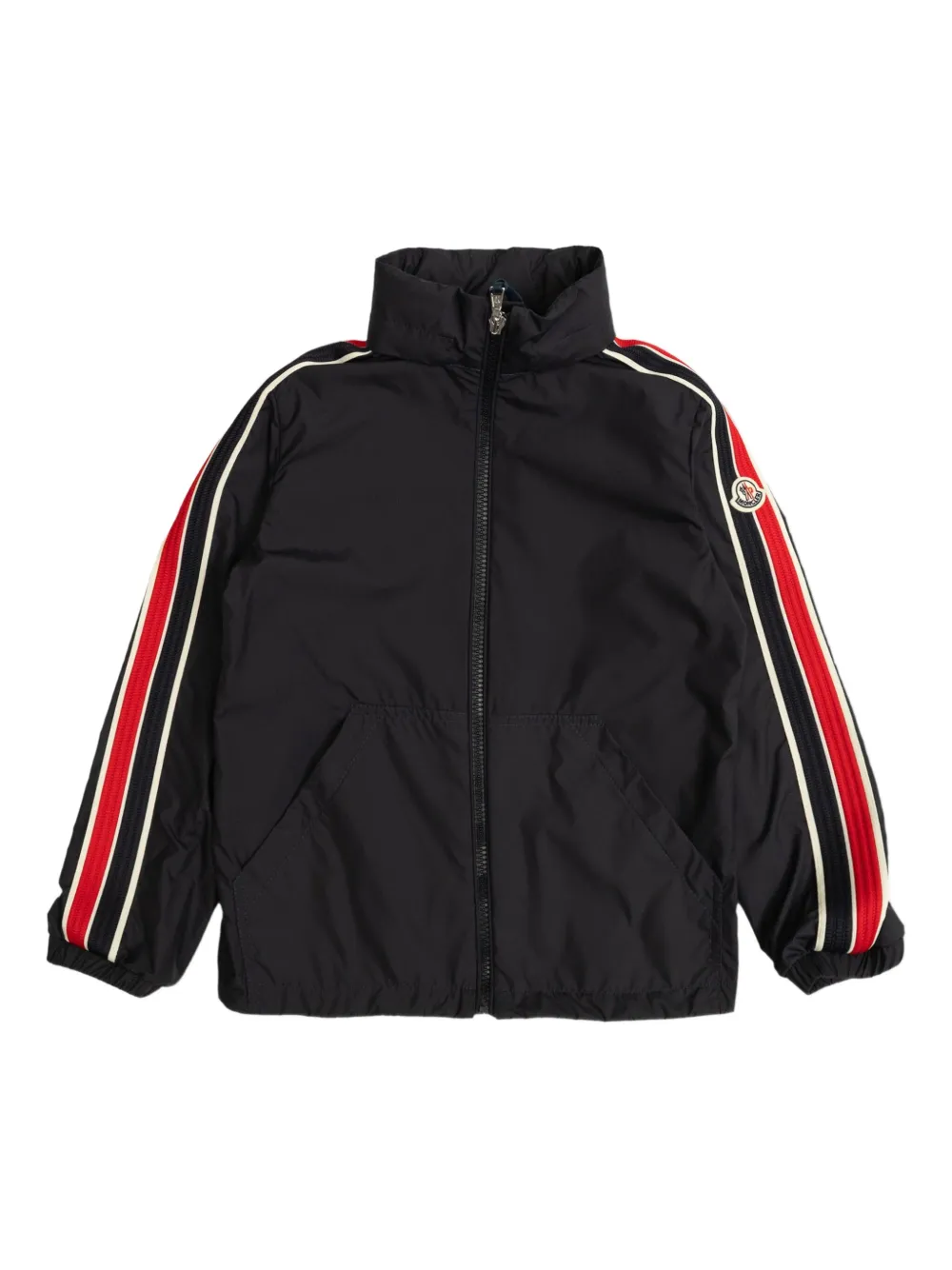 Moncler Enfant Jaqueta com patch de logo | Azul | Image 1