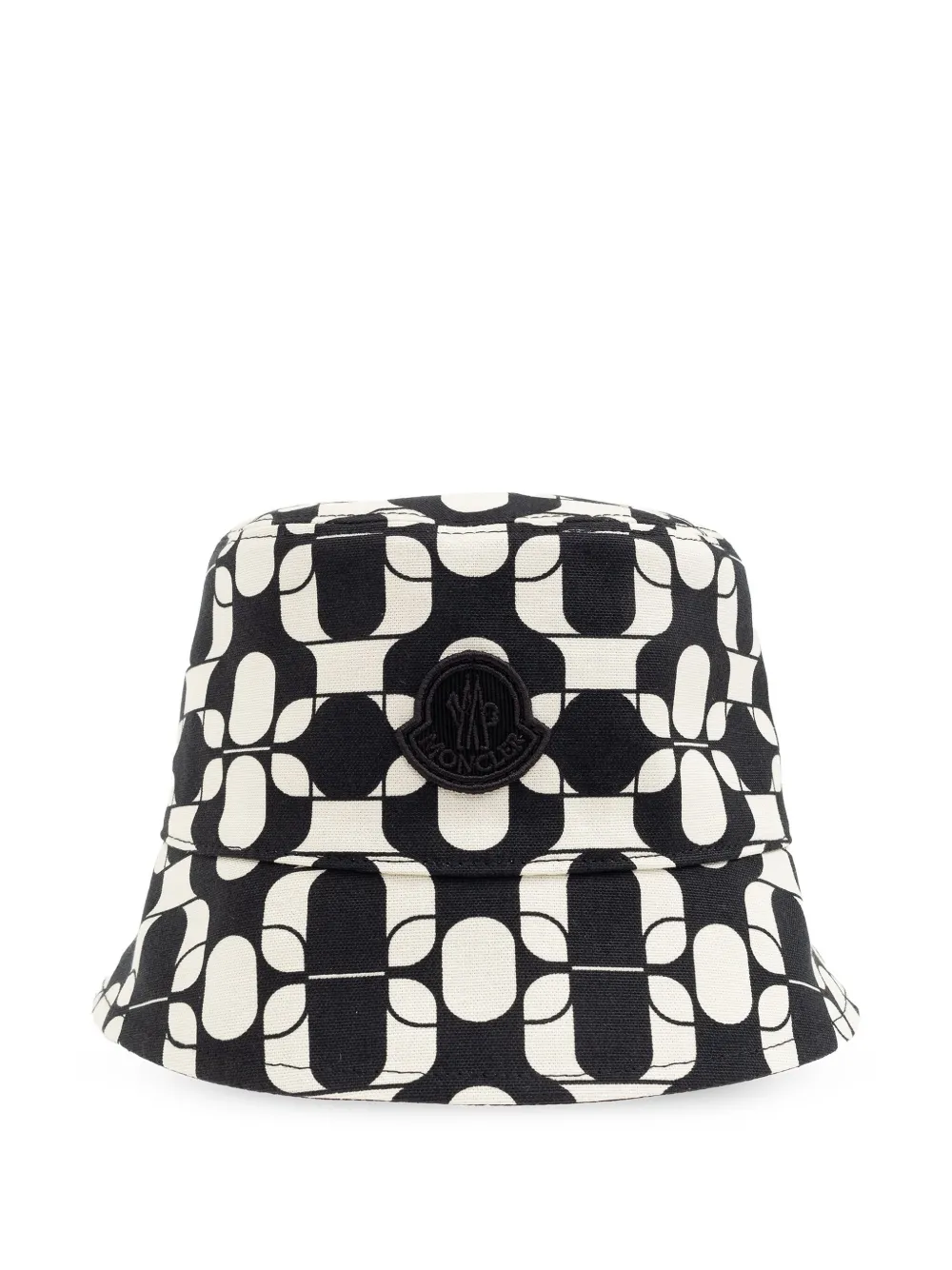 Moncler gorro estampado de algodón | negro | Image 1