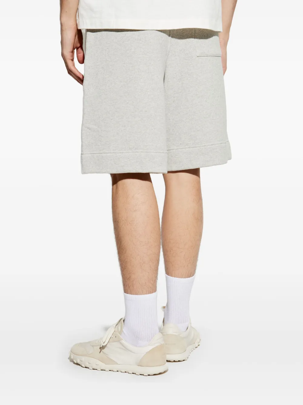 JIL SANDER+ Katoenen trainingsshorts Grijs