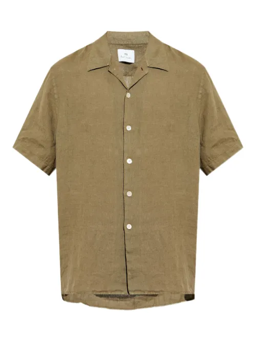 PS Paul Smith chemise en lin - Vert - PS Paul Smith - Modalova