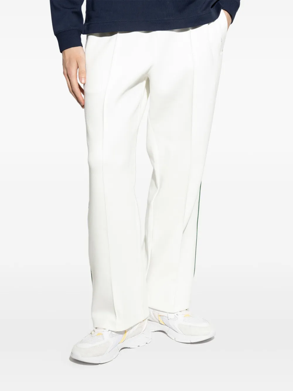 Lacoste Geplooide trainingsbroek Wit