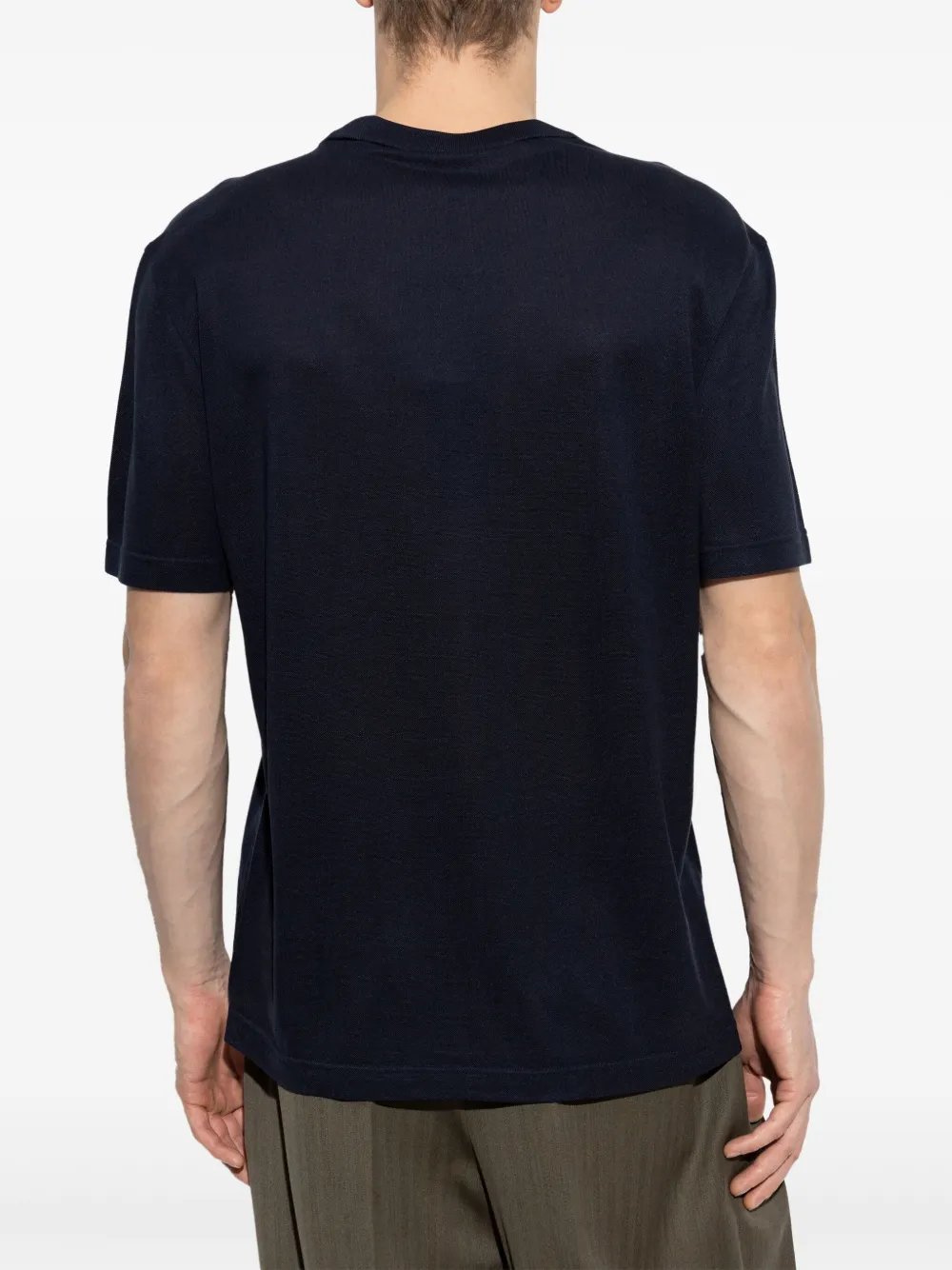 Brioni T-shirt met ronde hals Blauw