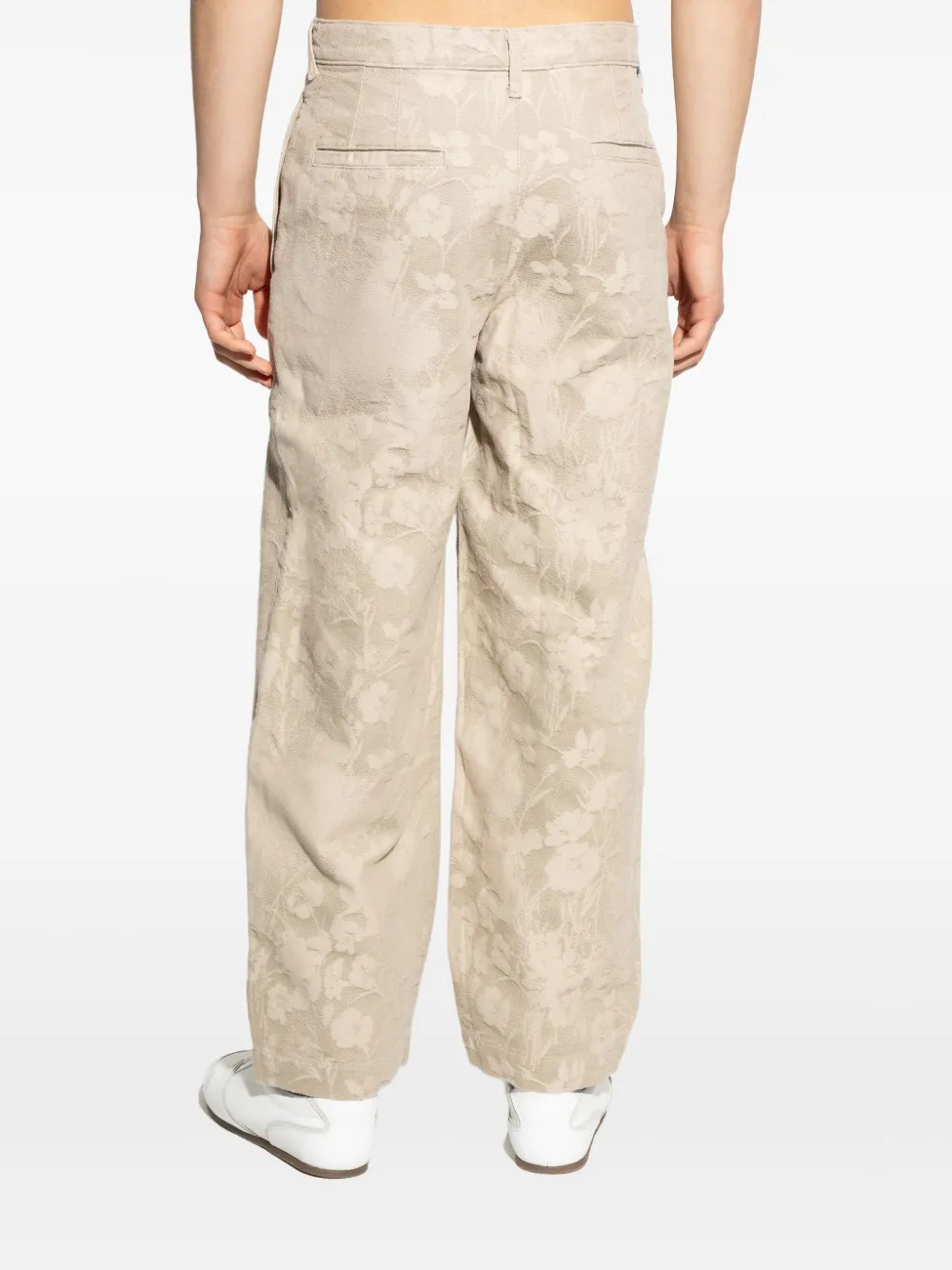 PAUL SMITH FLORAL-PRINT TROUSERS