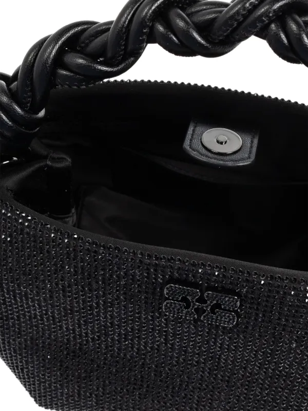 GANNI ラインストーン ハンドバッグ | ブラック | FARFETCH JP 