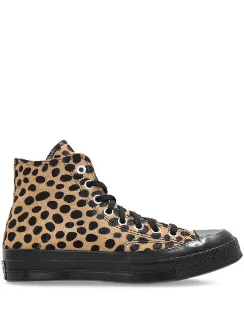 Converse tenis con estampado de leopardo