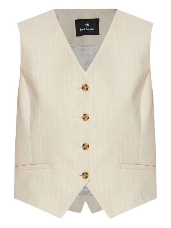 トップス 90s Paul Smith linen vest Shrunken '90s Linen Blend Lightweight Vest - Grey | Levi's® US