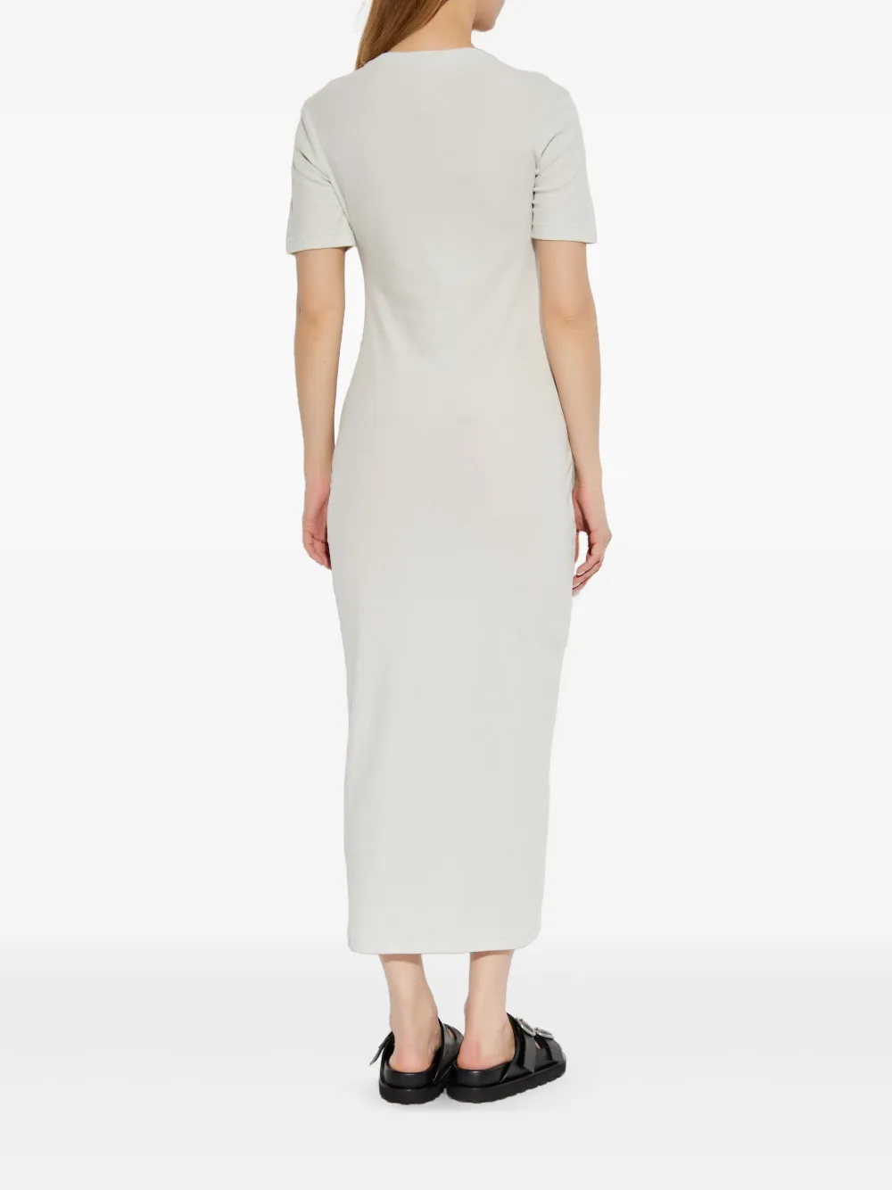 JIL SANDER+ Drie katoenen midi-jurken Wit