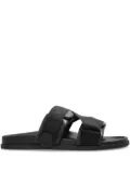 Moncler leather slides - Black