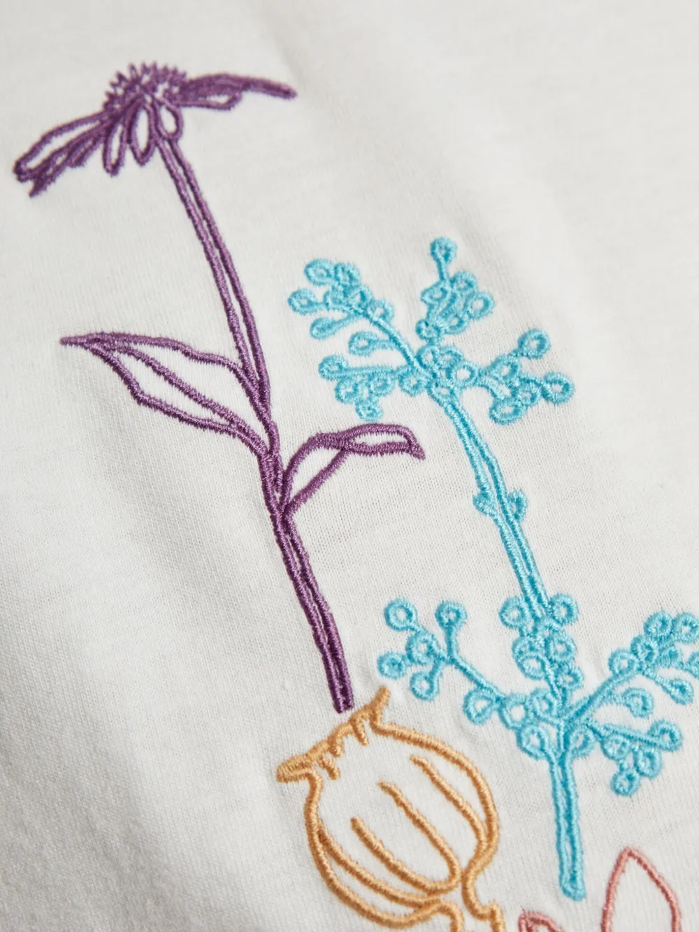 PS Paul Smith T-shirt met bloemenprint Wit