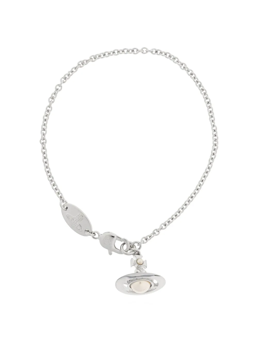 Vivienne Westwood Orb ペンダント ブレスレット - シルバートーン Vivienne Westwood Orb ペンダント ブレスレット - シルバートーン