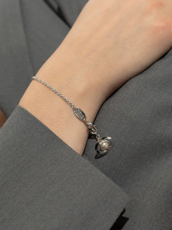 Vivienne Westwood Orb Bracelet New Petite Orb Bracelet Silver