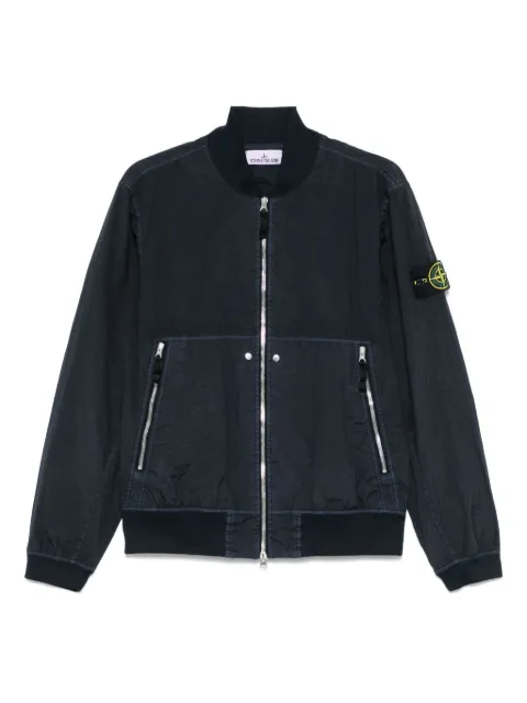 Stone Island chamarra bomber con motivo Compass