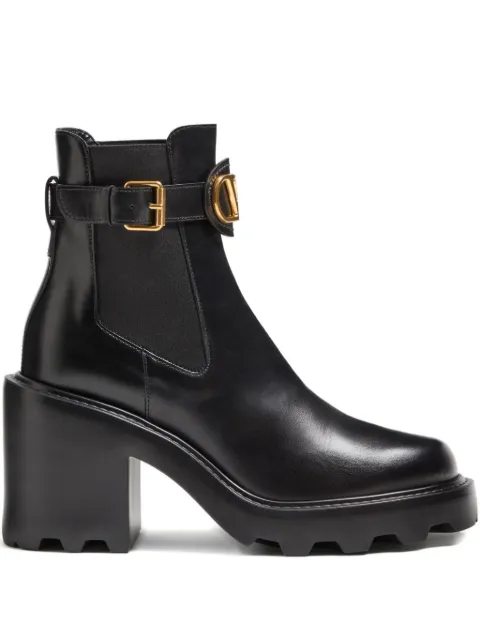 Valentino Garavani 90mm Vlogo Chelsea leather ankle boots