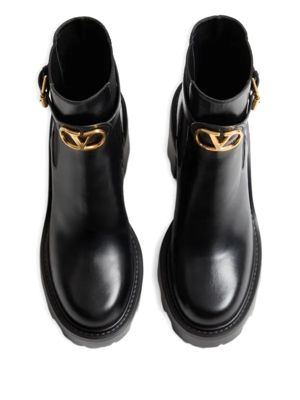 Valentino Garavani Vロゴ シグネチャー チェルシーブーツ 90mm