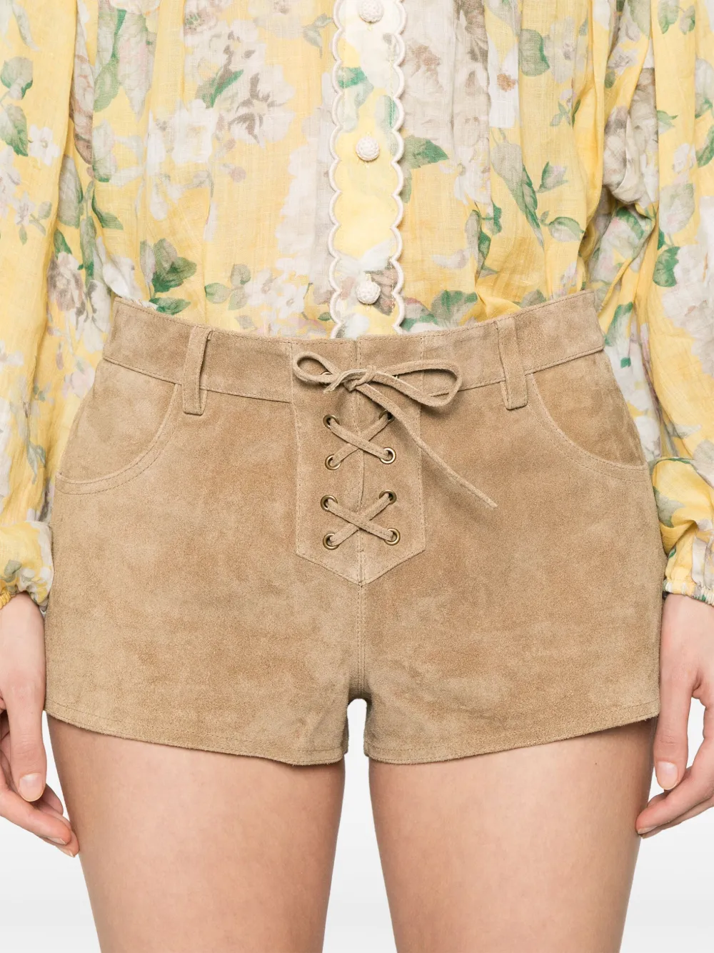 ISABEL MARANT Delma shorts Beige