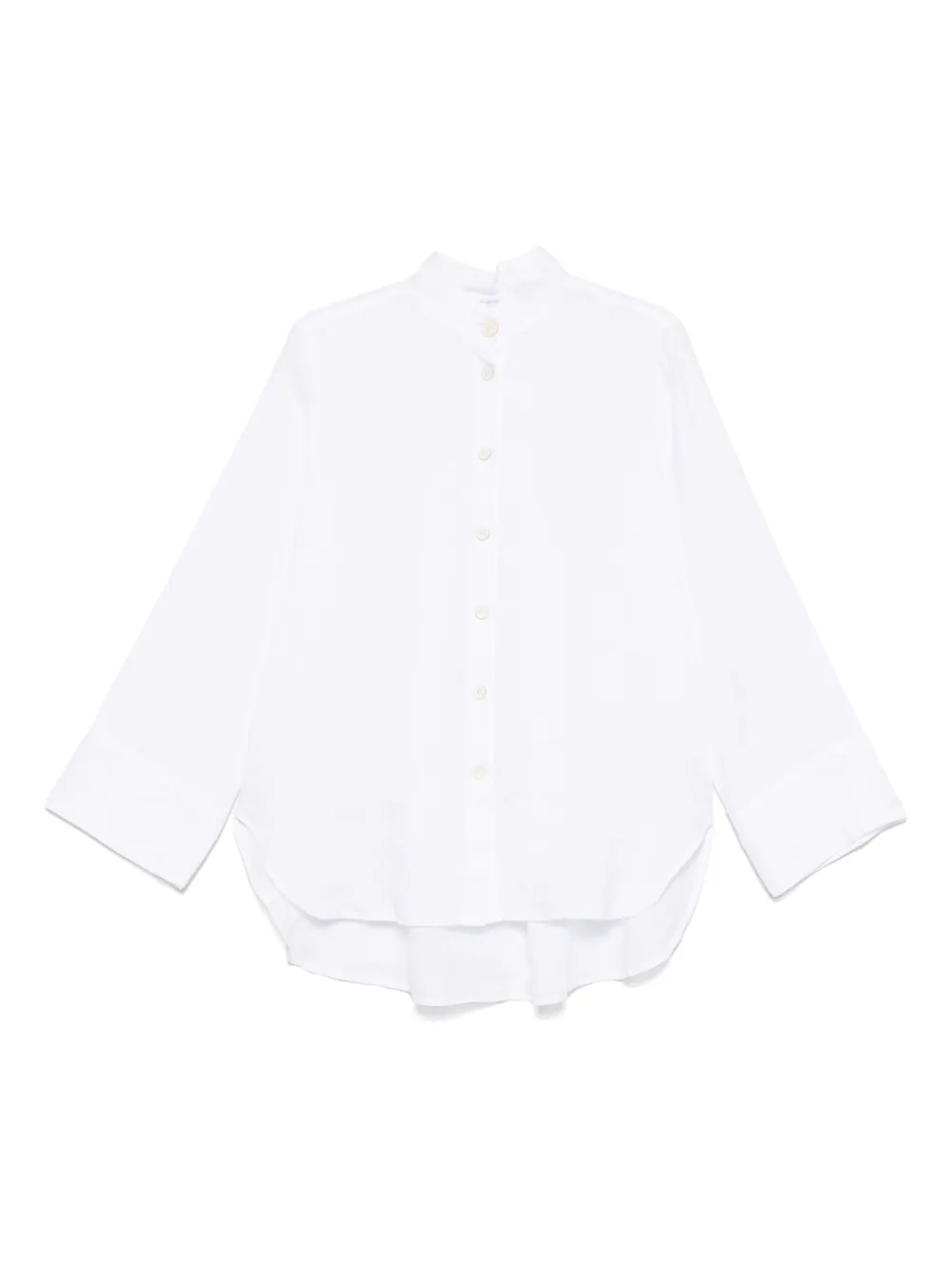 Malo Linnen Blouse Wit