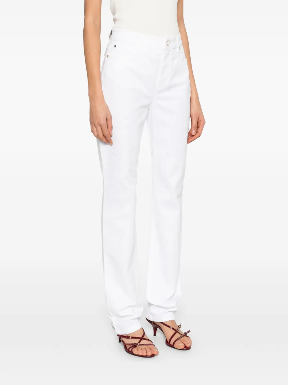 Max Mara Jonny straight jeans Wit