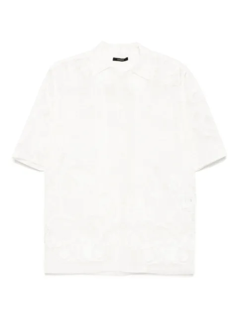 Taakk mesh embroidery shirt