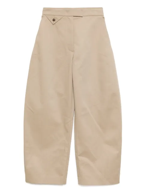 Recto pantalones con tiro alto