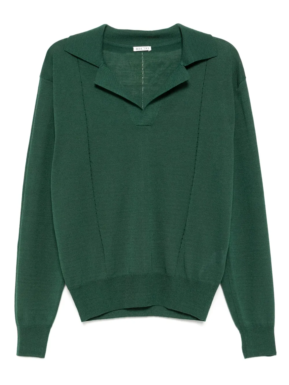 Recto ニットポロシャツ | グリーン | Image 1