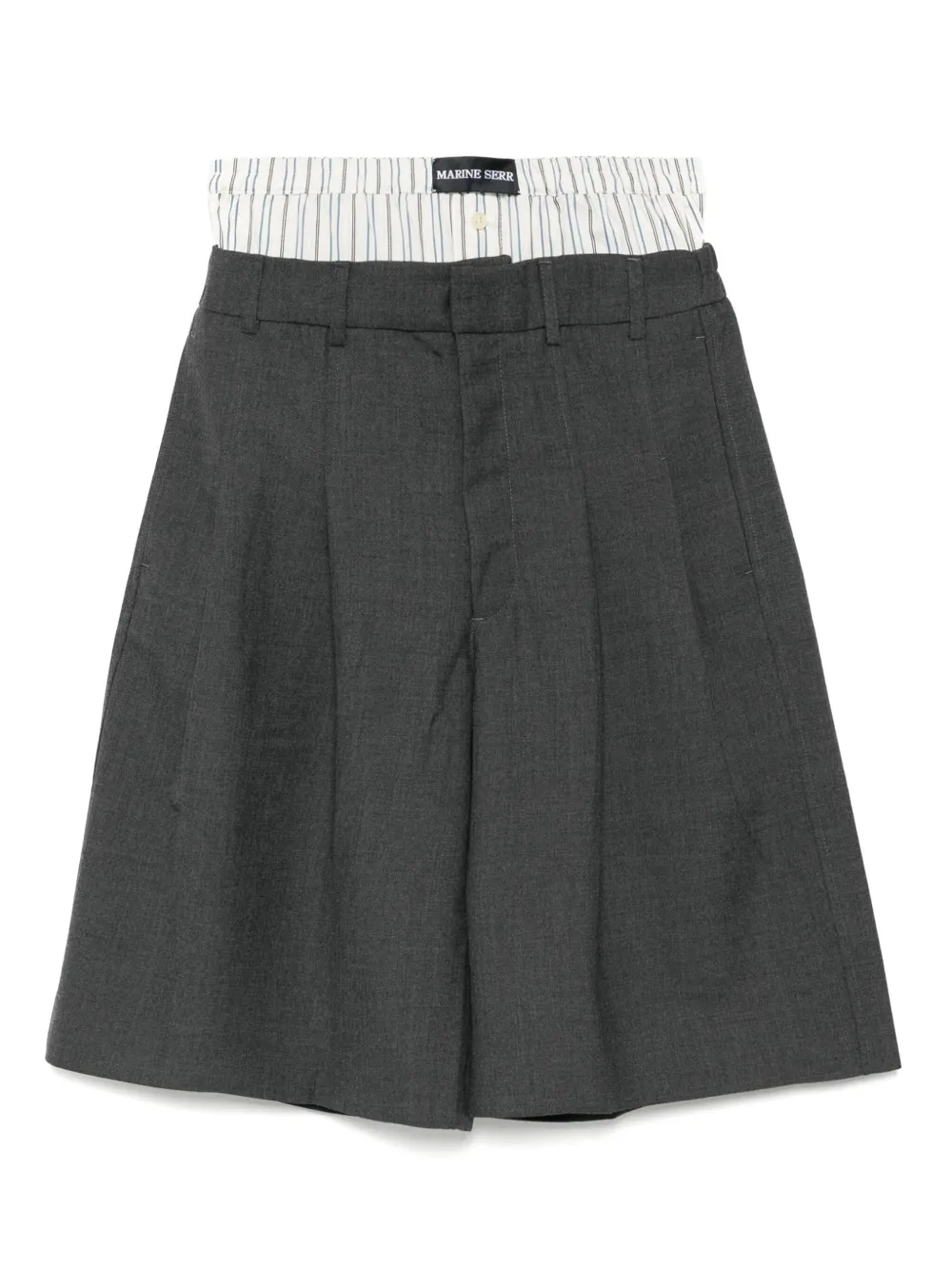 Marine Serre Regenerated shorts Grijs