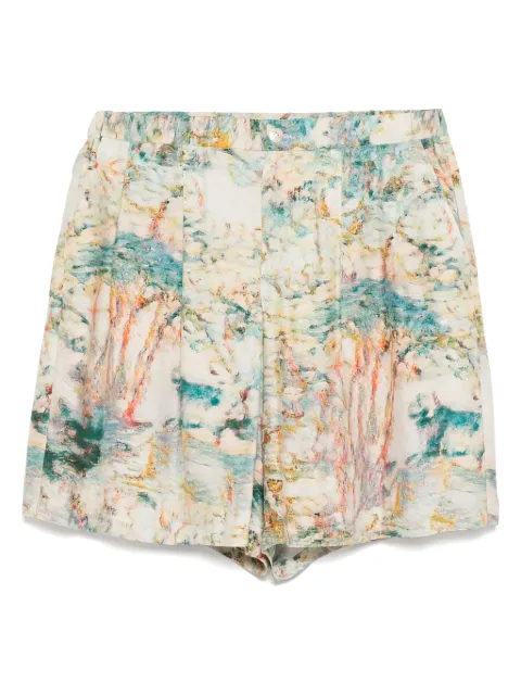 Taakk graphic-printed shorts