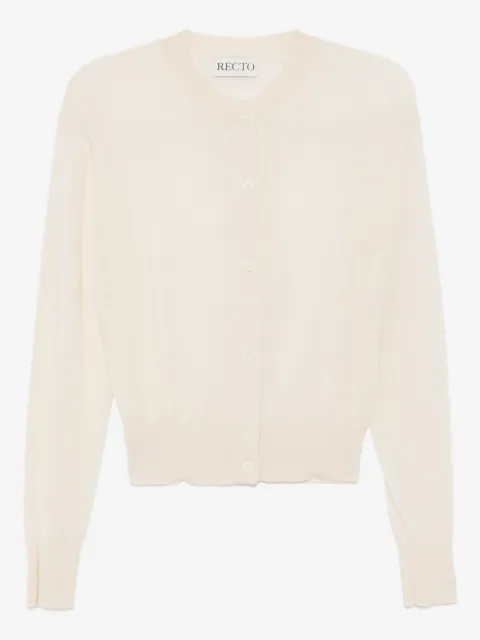 Recto wool cardigan
