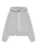 Weekend Max Mara logo-embroidered hoodie - Grey