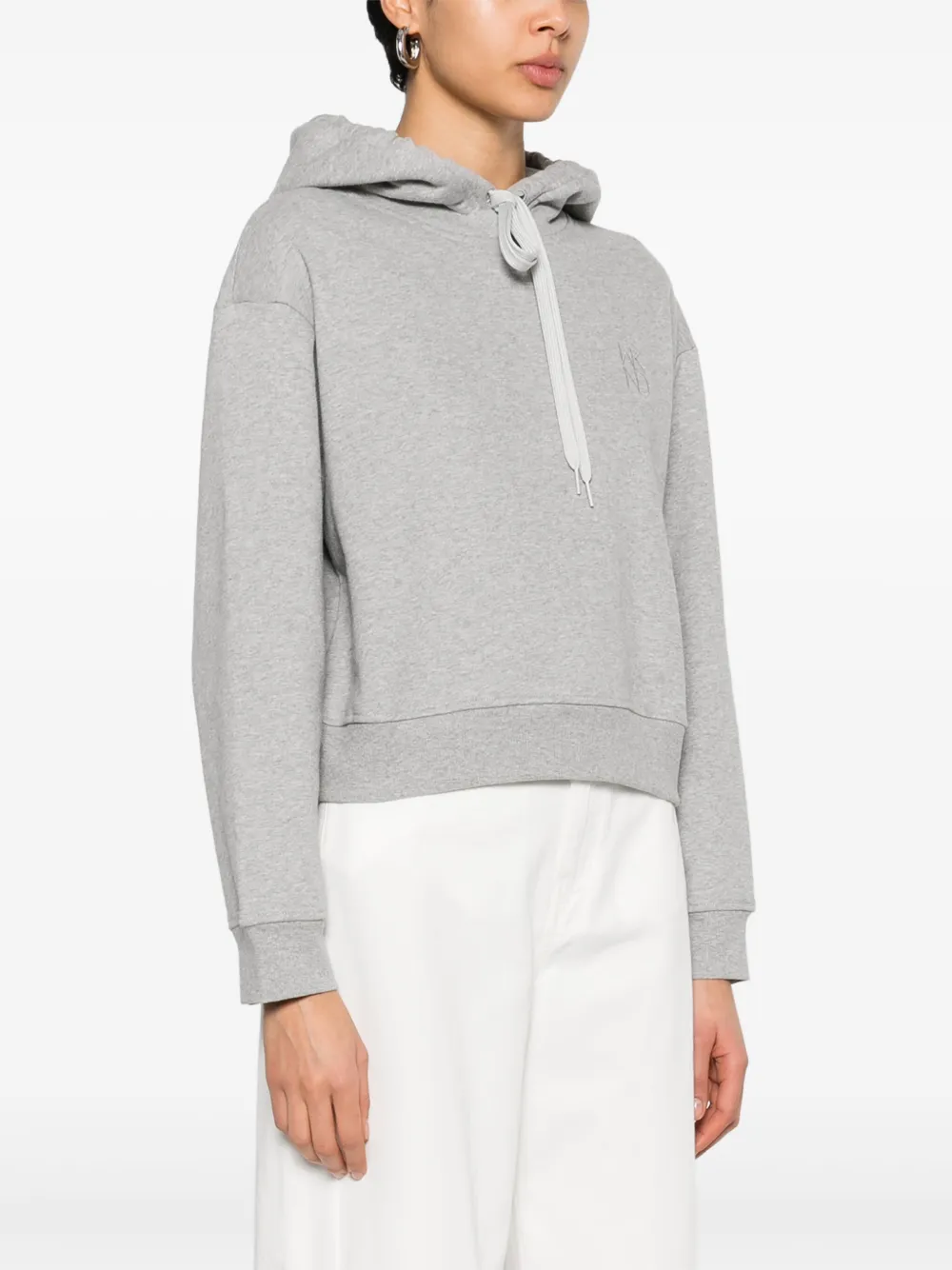 Weekend Max Mara Hoodie met geborduurd logo Grijs