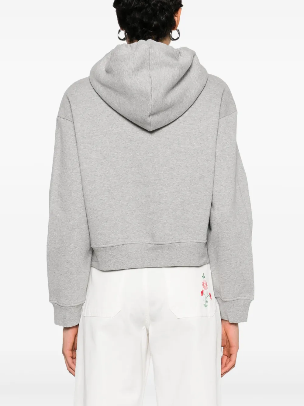 Weekend Max Mara Hoodie met geborduurd logo Grijs